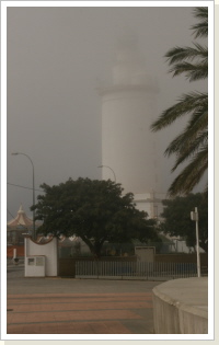 nicht zu sehen - Der Leuchtturm von Malaga